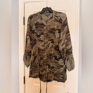 Torrid Olive Camouflage Jacket
